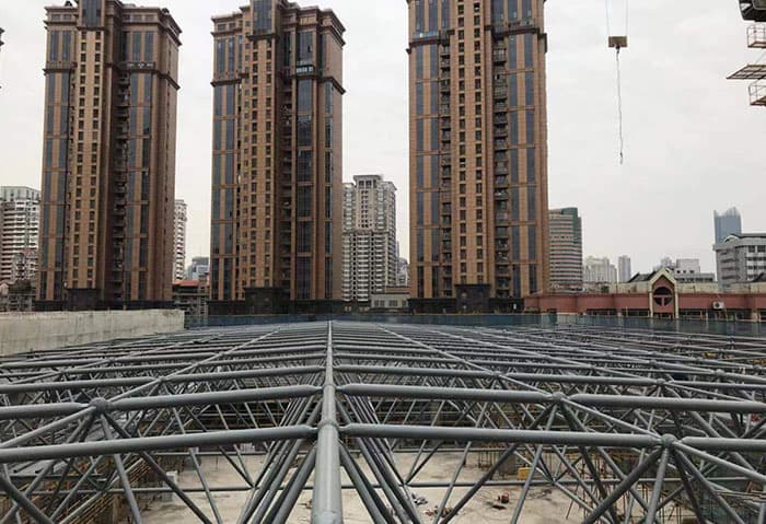 麻城螺栓球网架结构